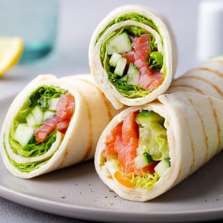 Turkey and Swiss Wraps